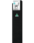knee high alpaca socks black