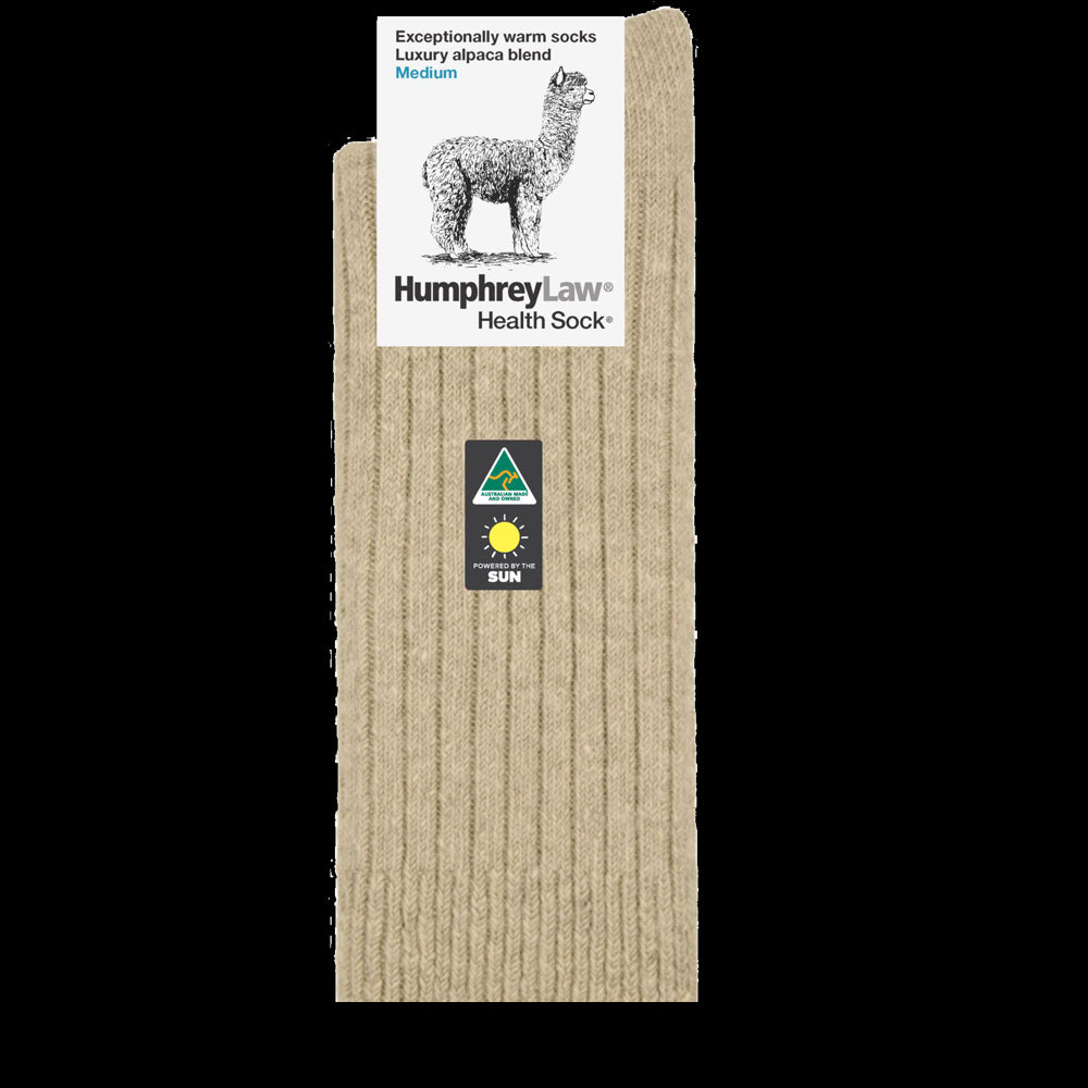 beige alpaca winter socks#colour_antelope