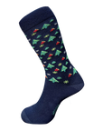 Christmas Socks Alpaca Navy