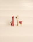 Felted Alpaca Toy Set