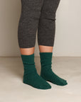 Green Alpaca Socks