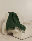 Green Alpaca Throw