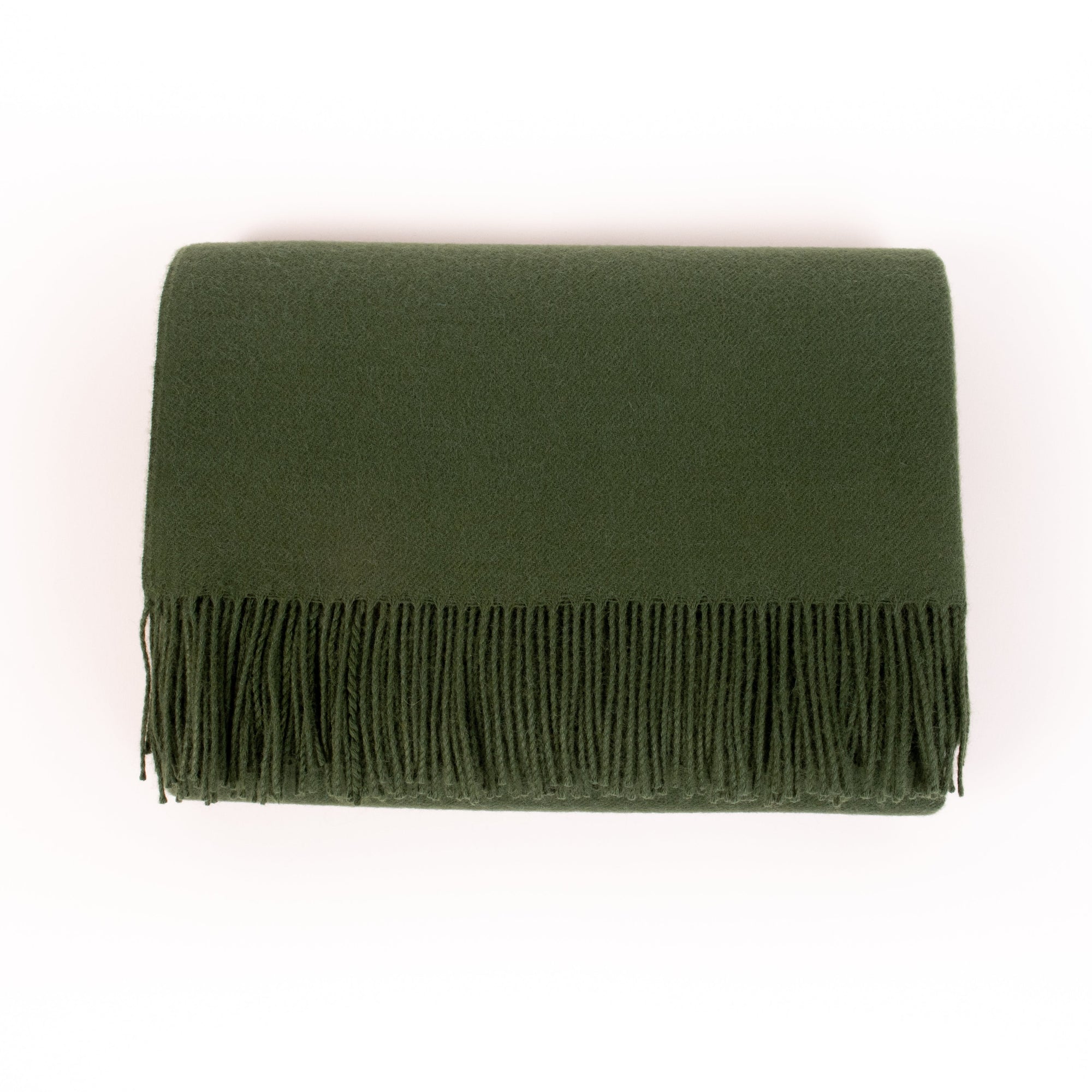 green baby alpaca giant scarf