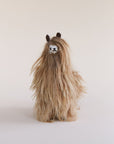 alpaca plush animal brown