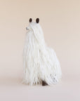 suri alpaca medium soft toy white