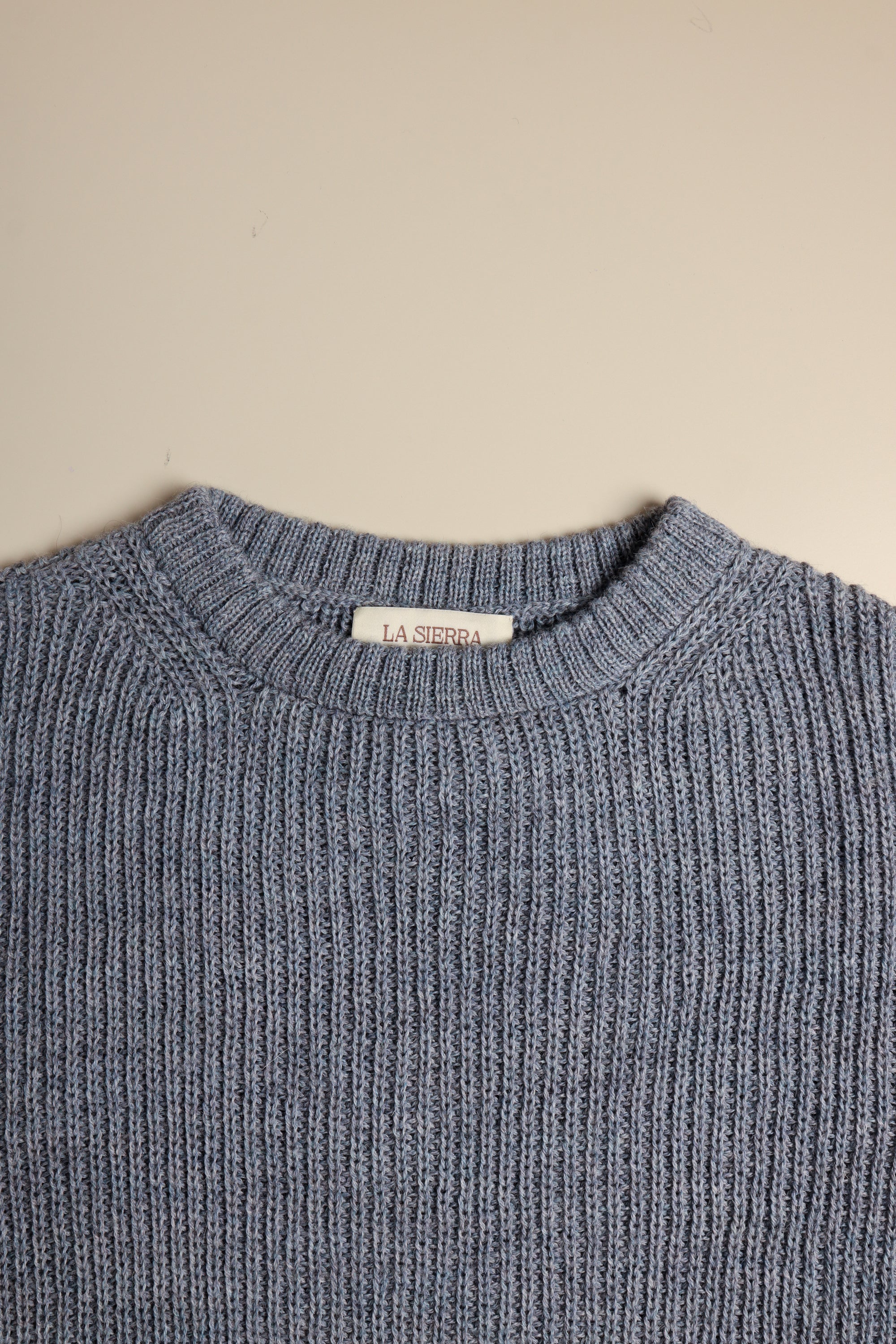 womens light blue baby alpaca jumper