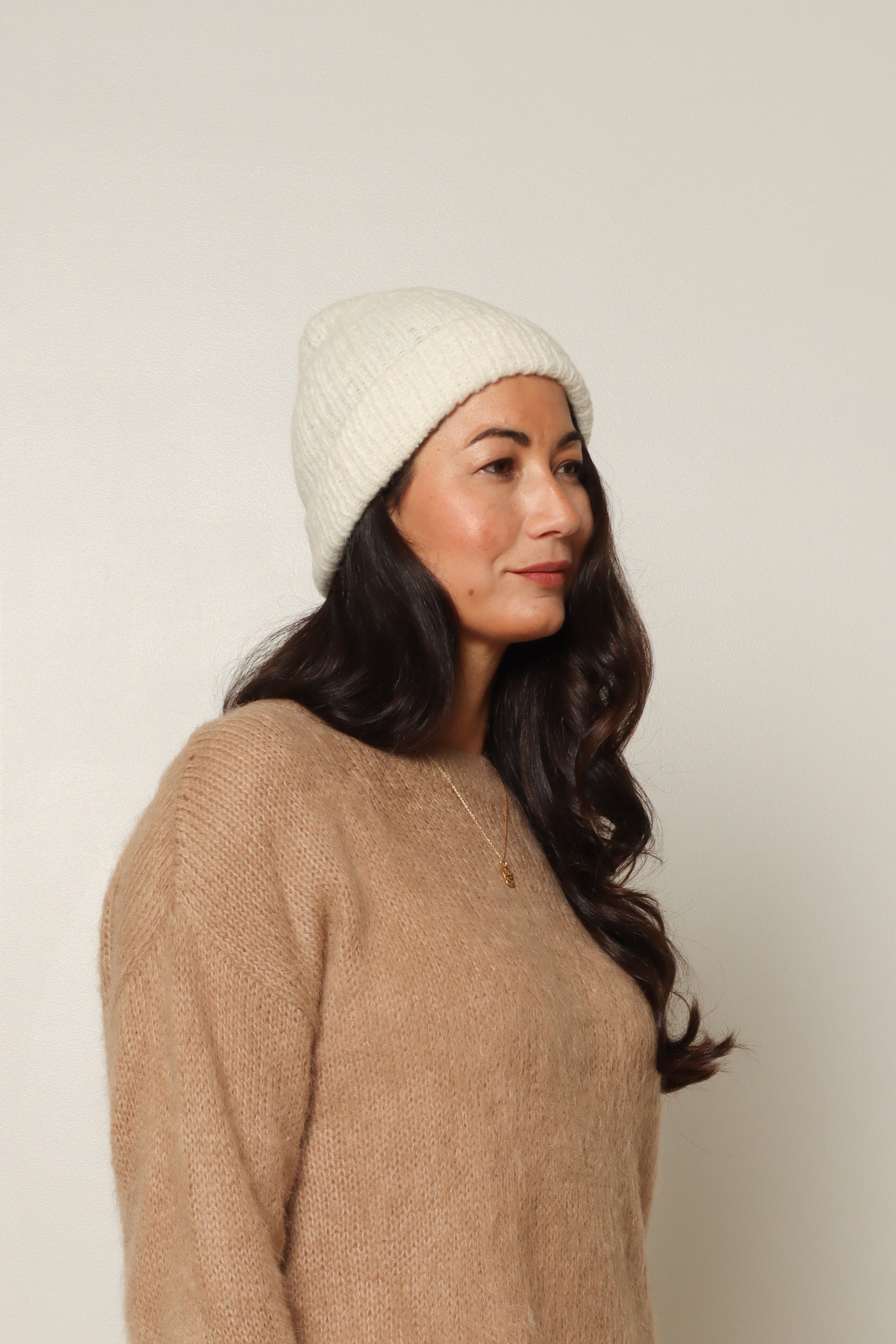 alpaca beanie for women australia #colour_white
