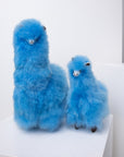 alpaca plush toy blue baby boy