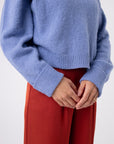 alpaca blue v neck jumper sydney