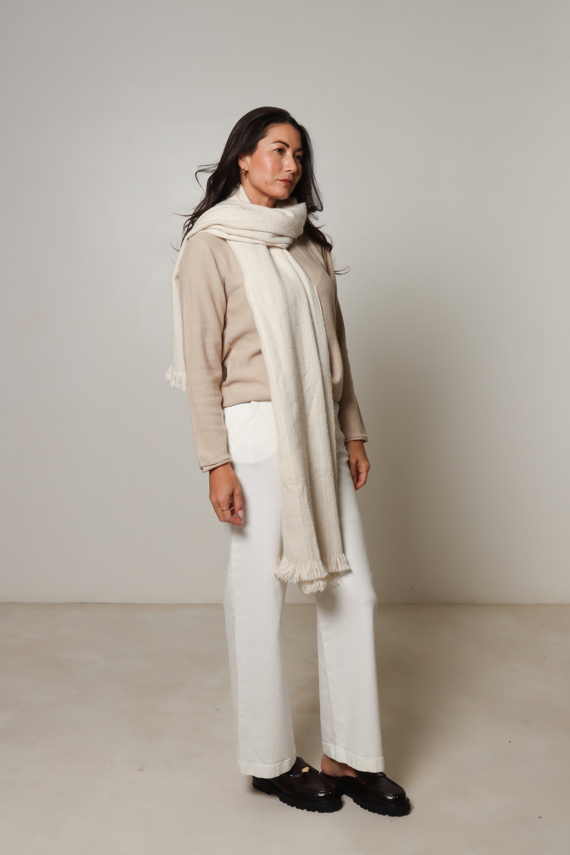 artisan wool scarf alpaca