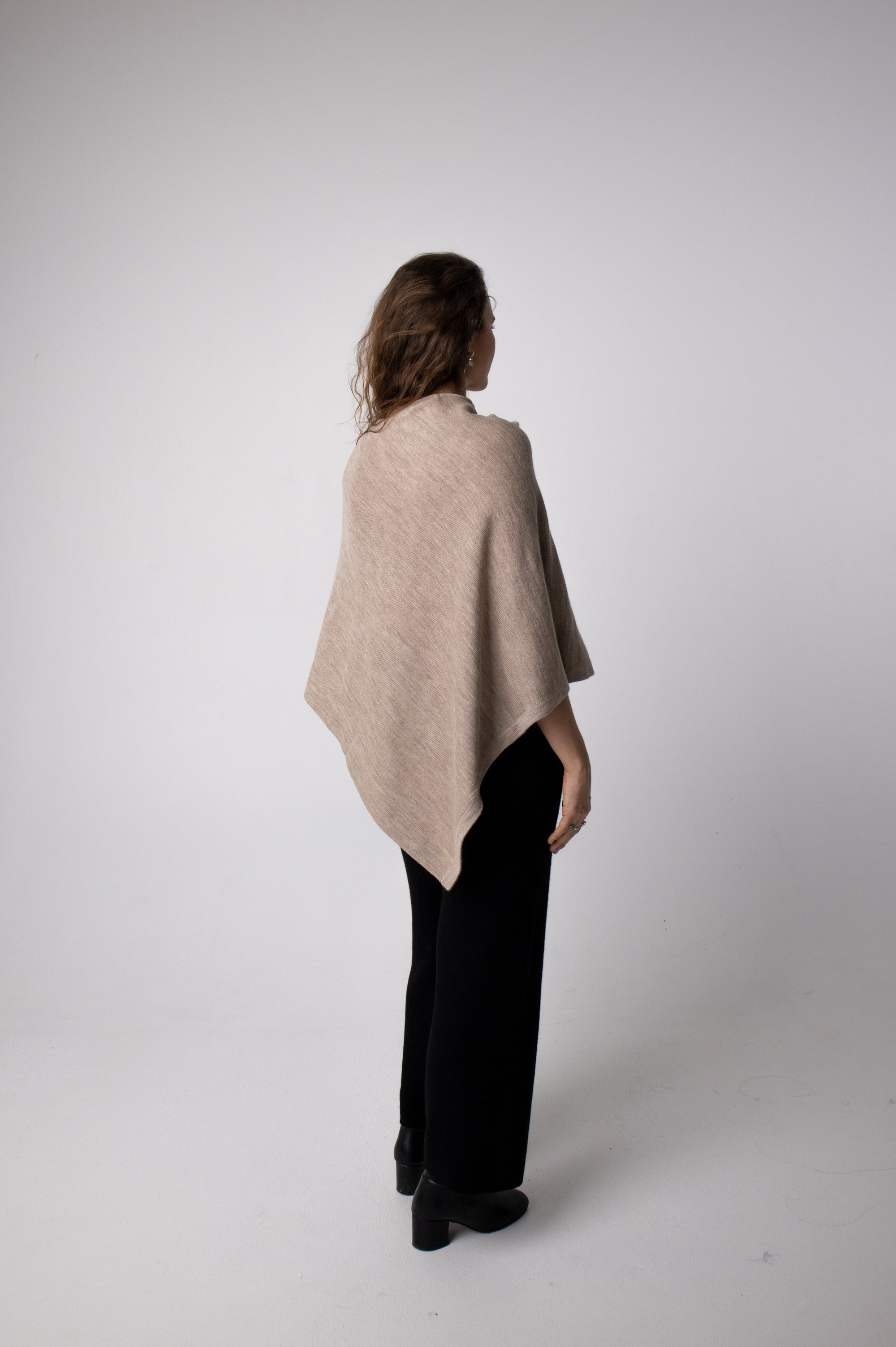 beige alpaca pull over