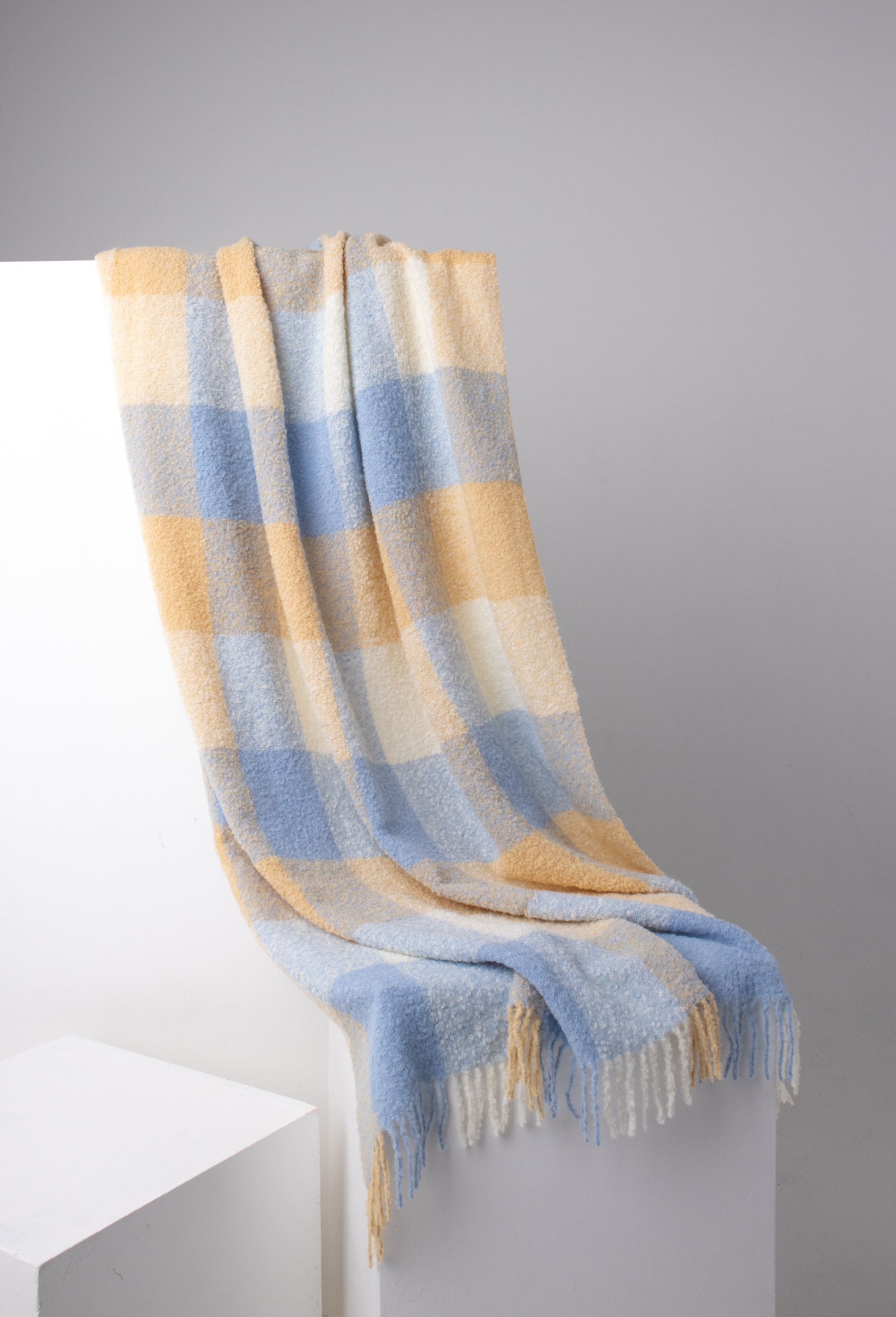 blue and cream throw alpaca wool#colour_by-the-sea