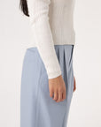 buy alpaca long sleeve ribbed alpaca top for women in melbourne