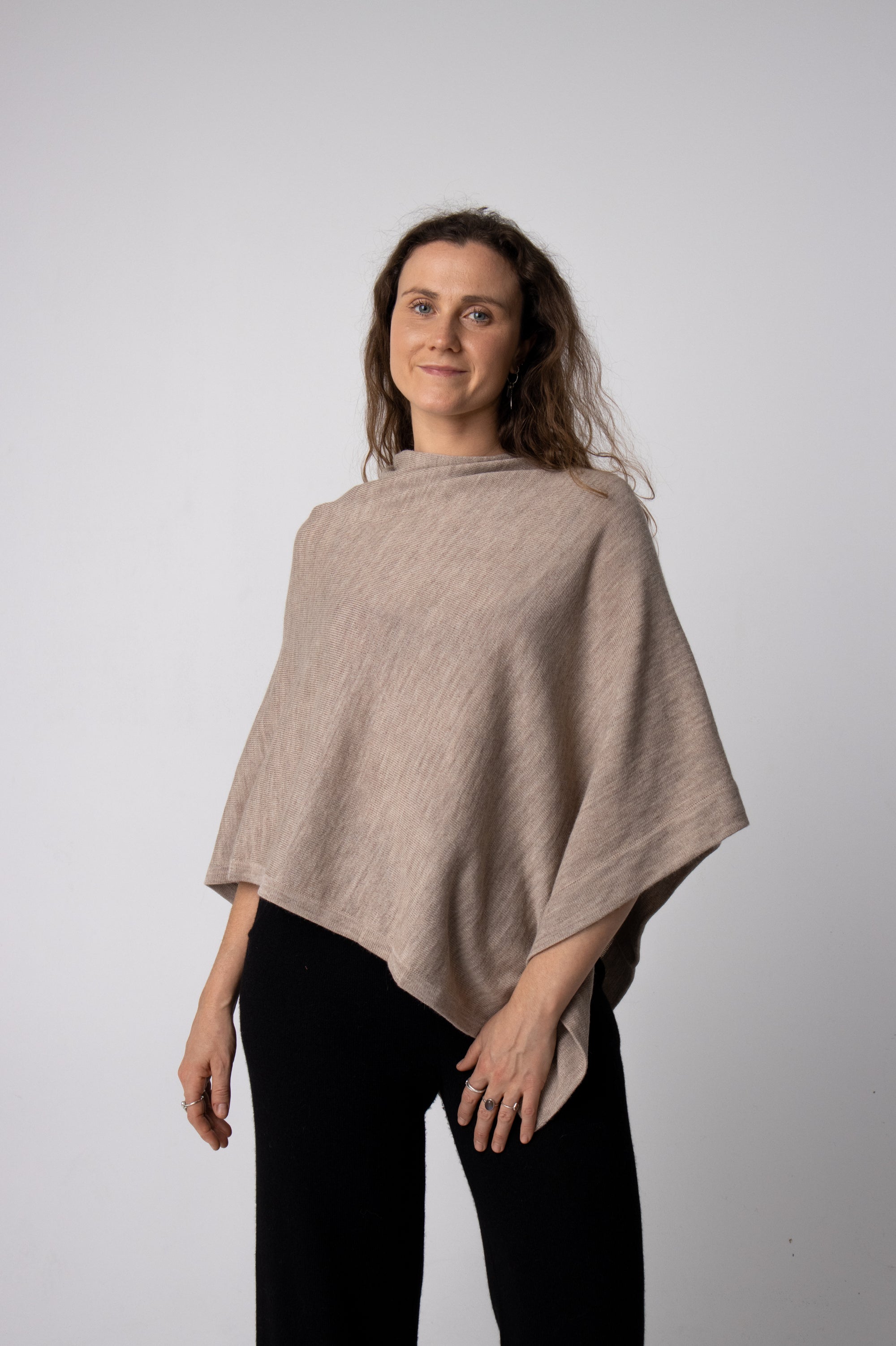 buy beige alpaca ponchos in melbourne
