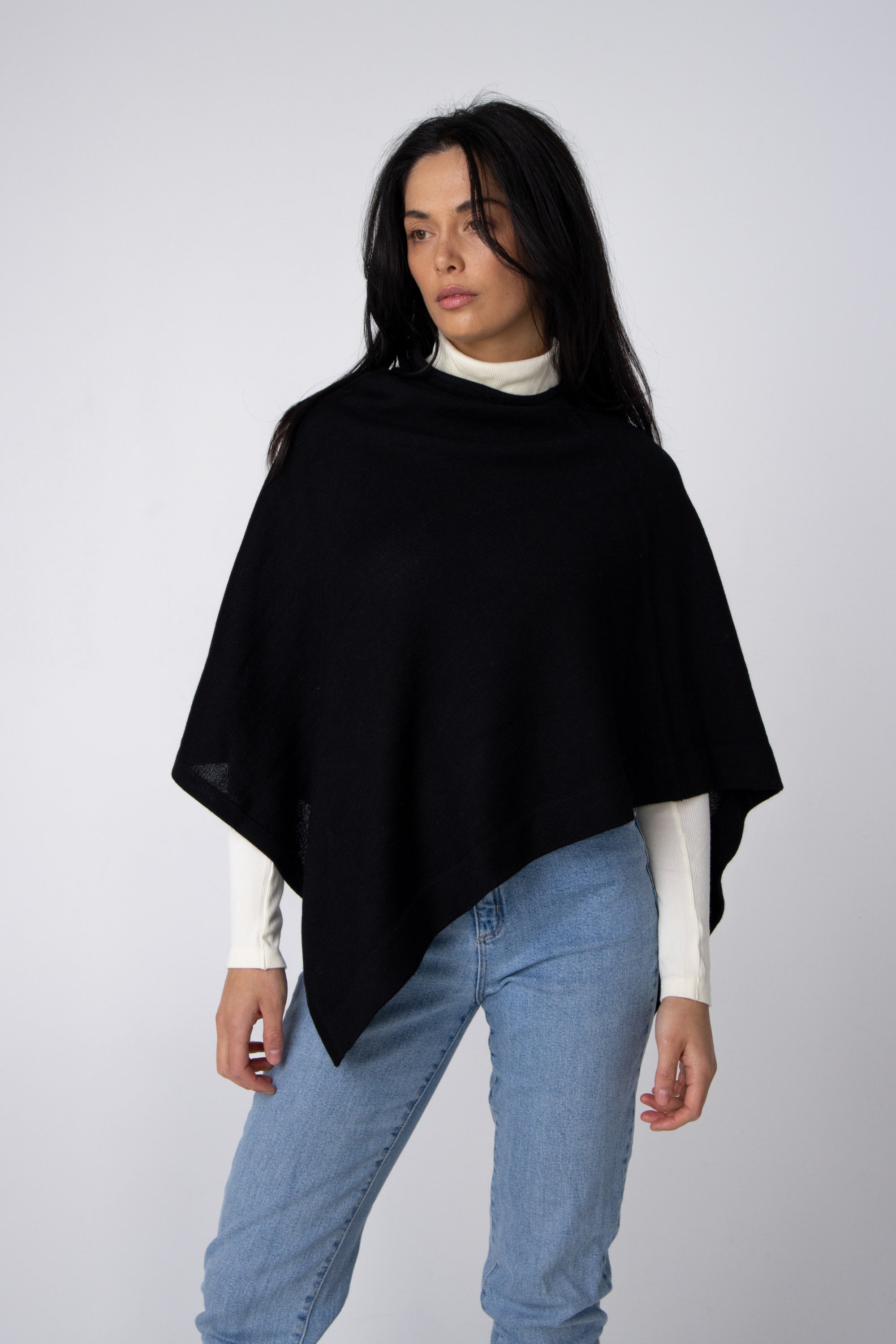buy black alpaca ponchos in australia