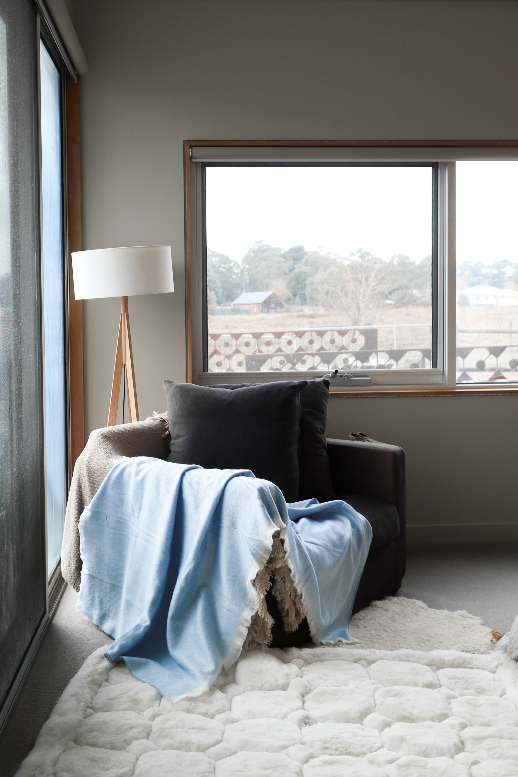 buy blue throw in australia