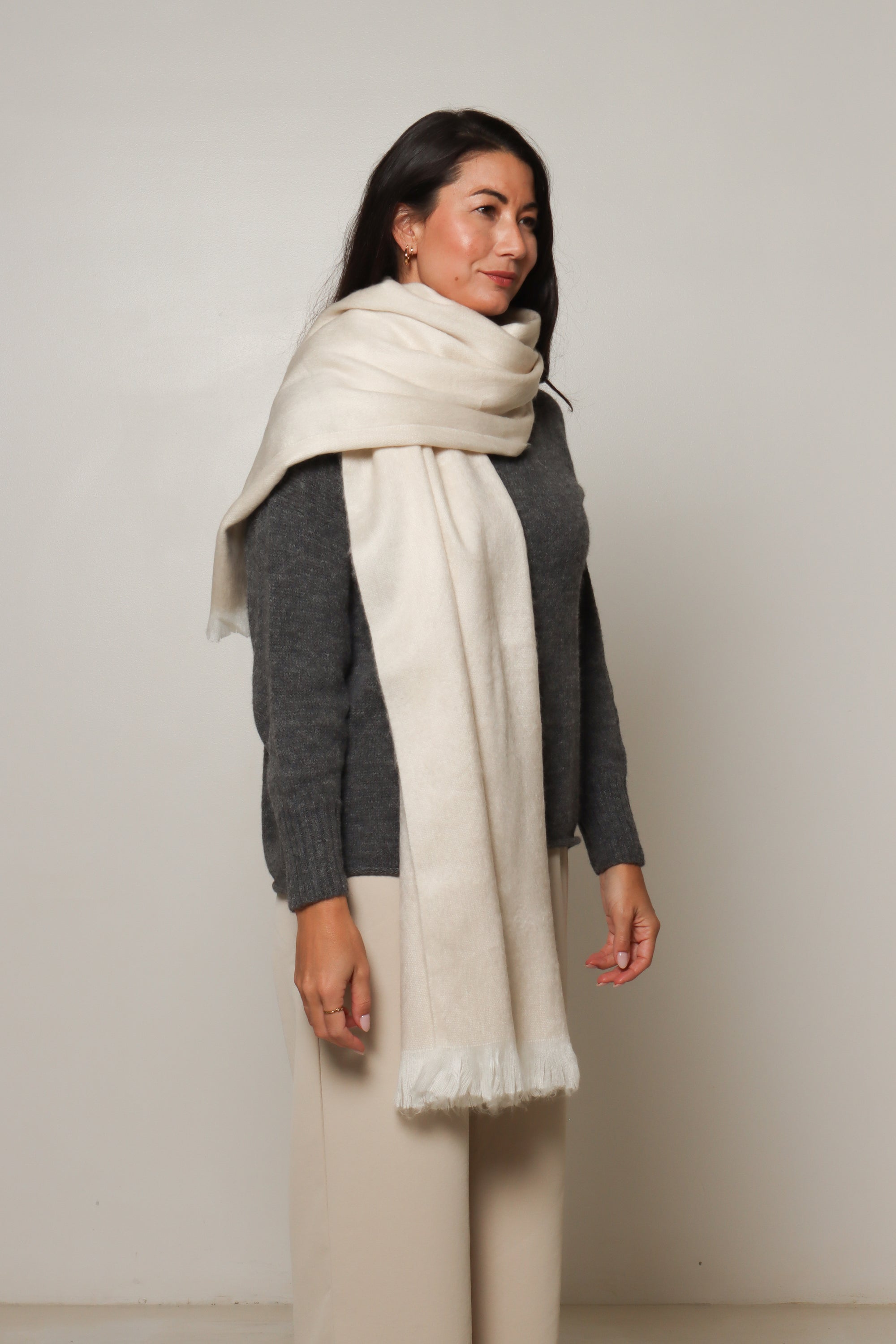 buy cream alpaca scarf australia