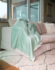 buy green throw in melbourne