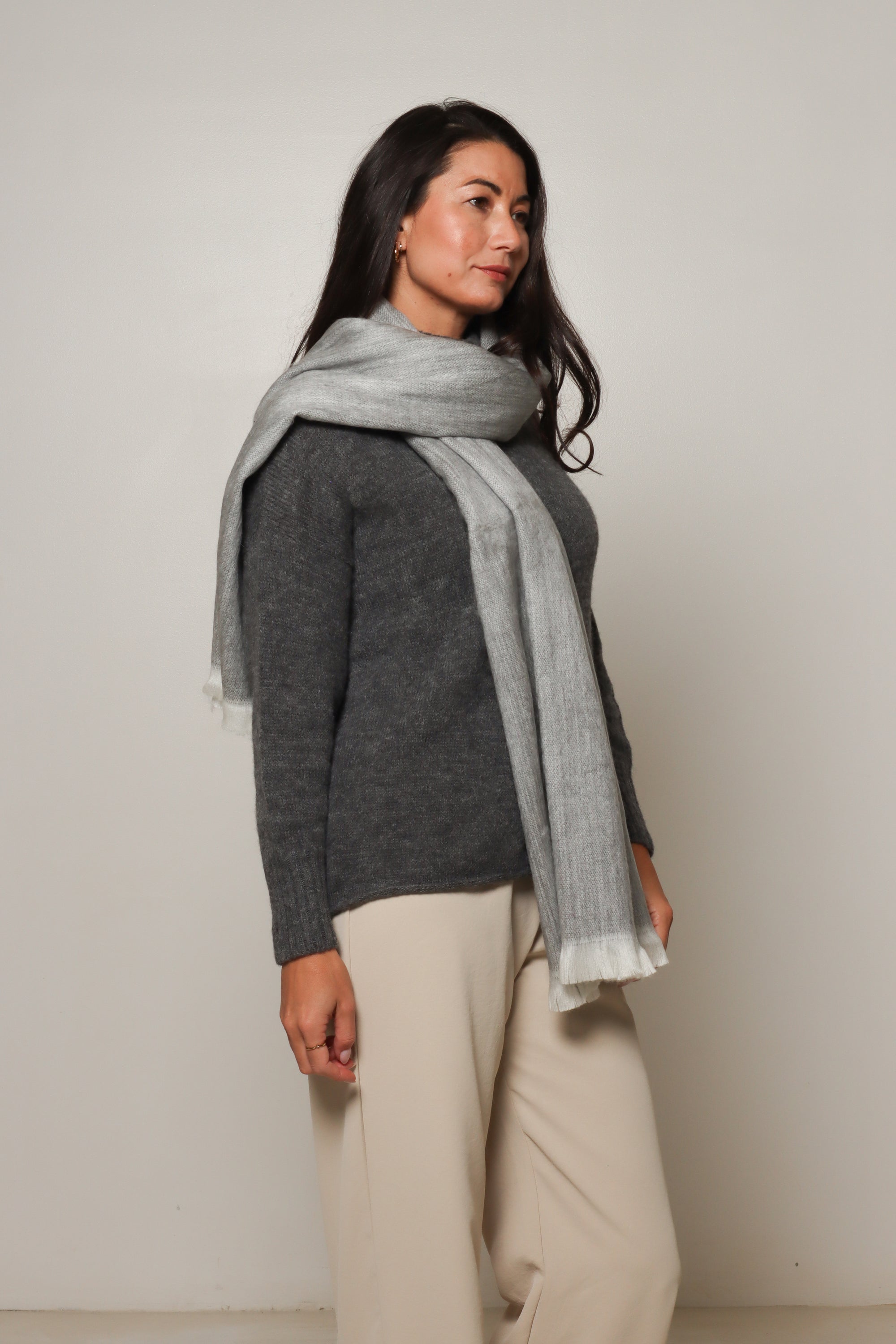 buy grey alpaca scarf australia