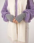 buy light grey alpaca mittens