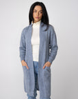 buy long blue alpaca cardigan australia