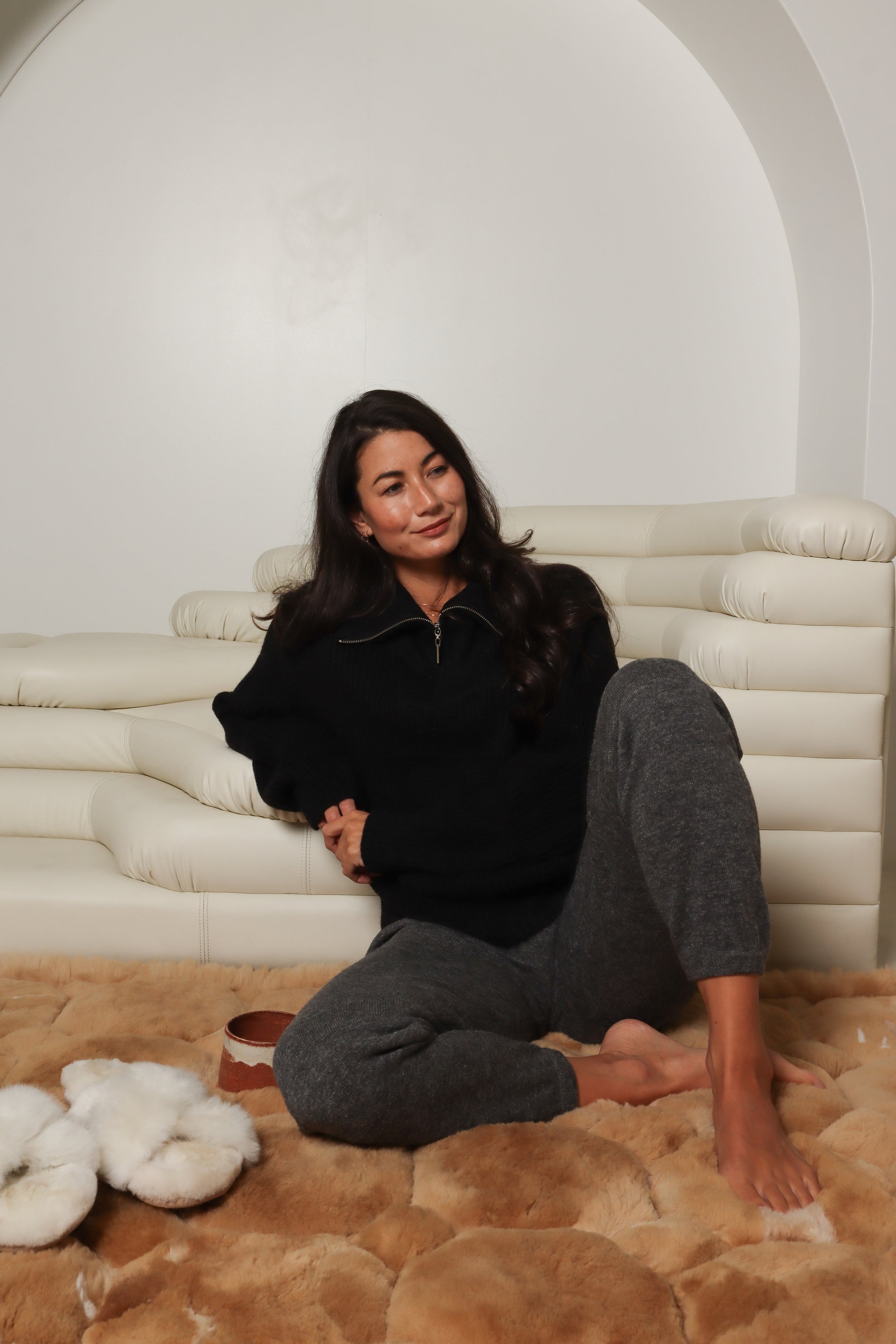 buy natural fibre charcoal joggers australia