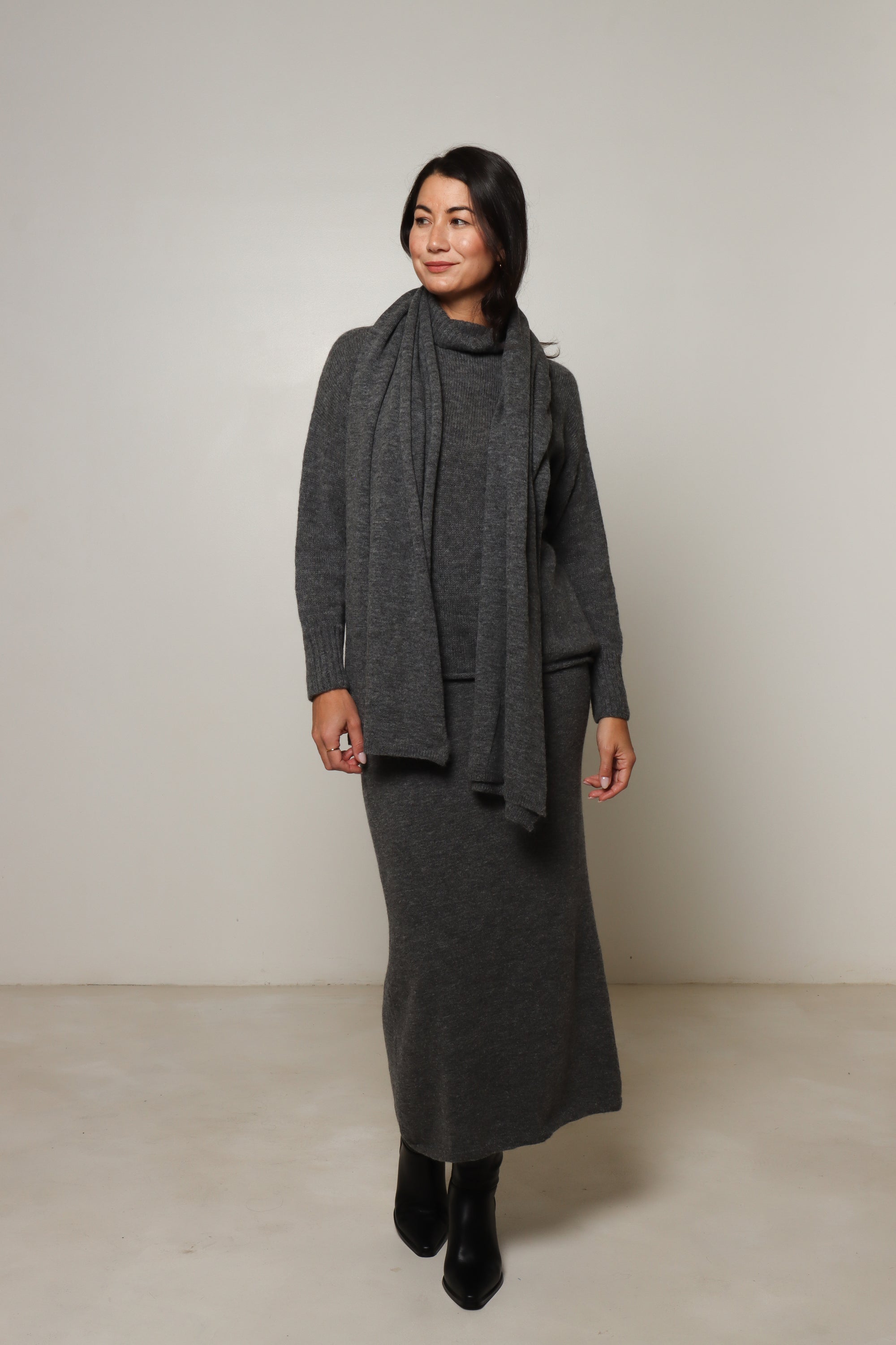 buy natural fibre winter knit skirts for women