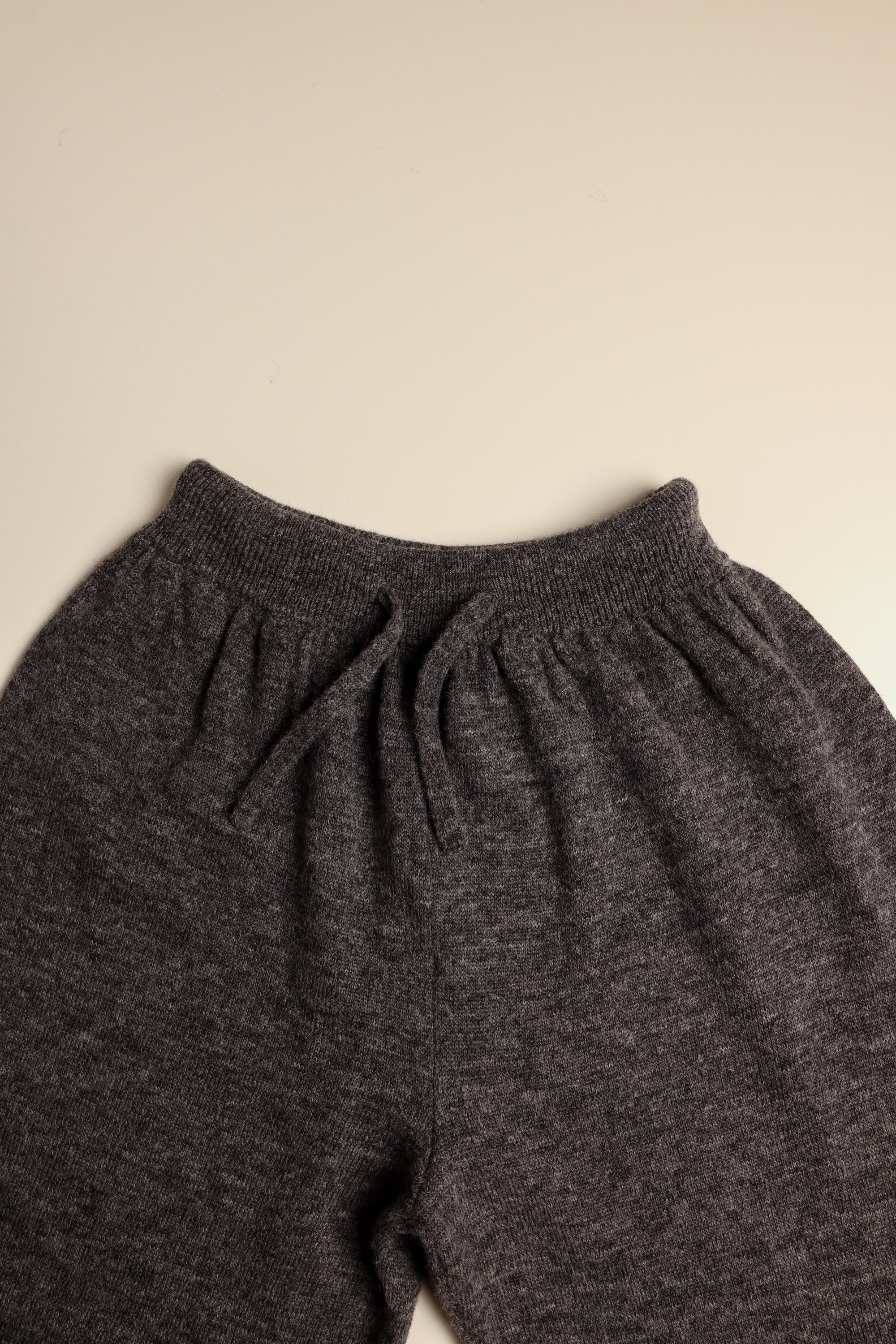 charcoal alpaca tracksuit pants for women