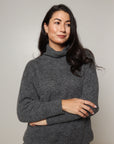 charcoal alpaca turtleneck jumper in australia