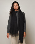 charcoal alpaca wrap