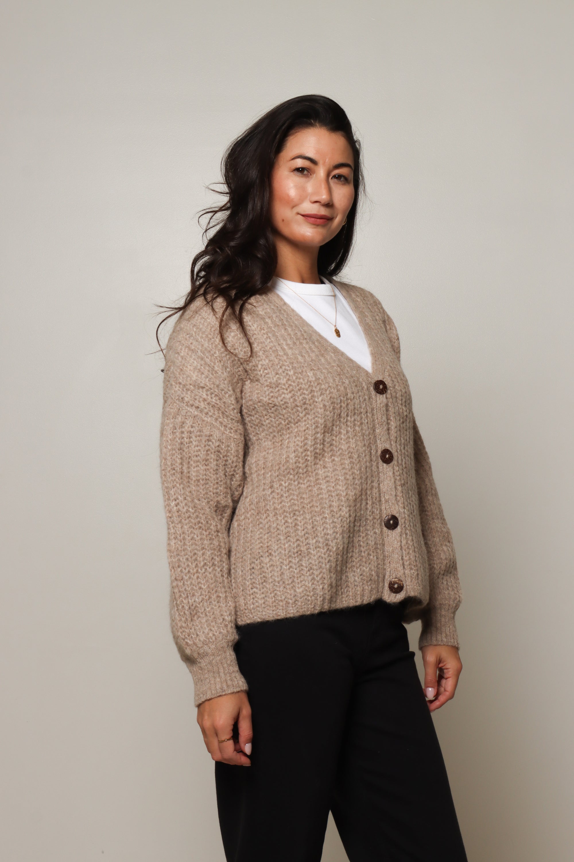 ethically made cardigans for women in australia#colour_fawn