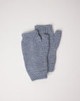 light blue baby alpaca mittens