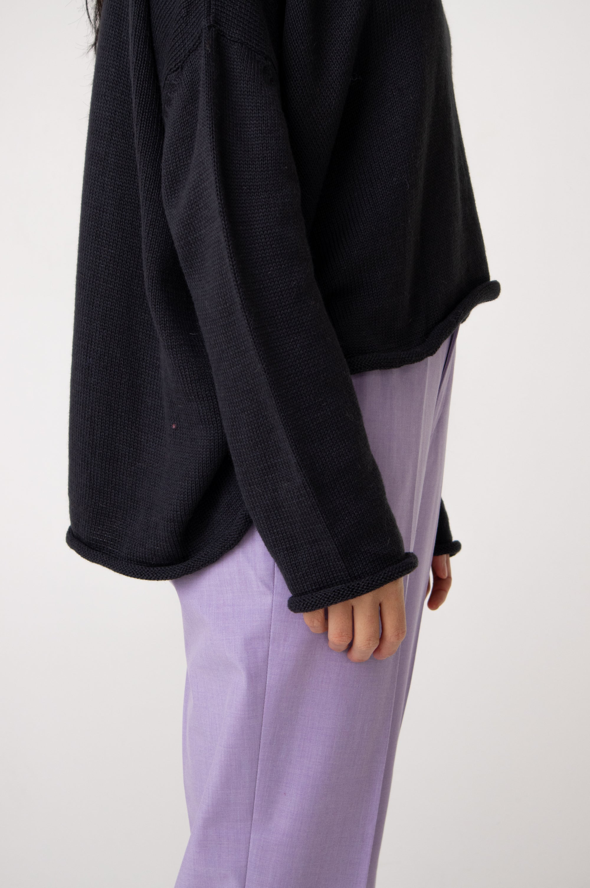 one size alpaca winter jumper charcoal