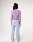 stylish long sleeve ribbed knit