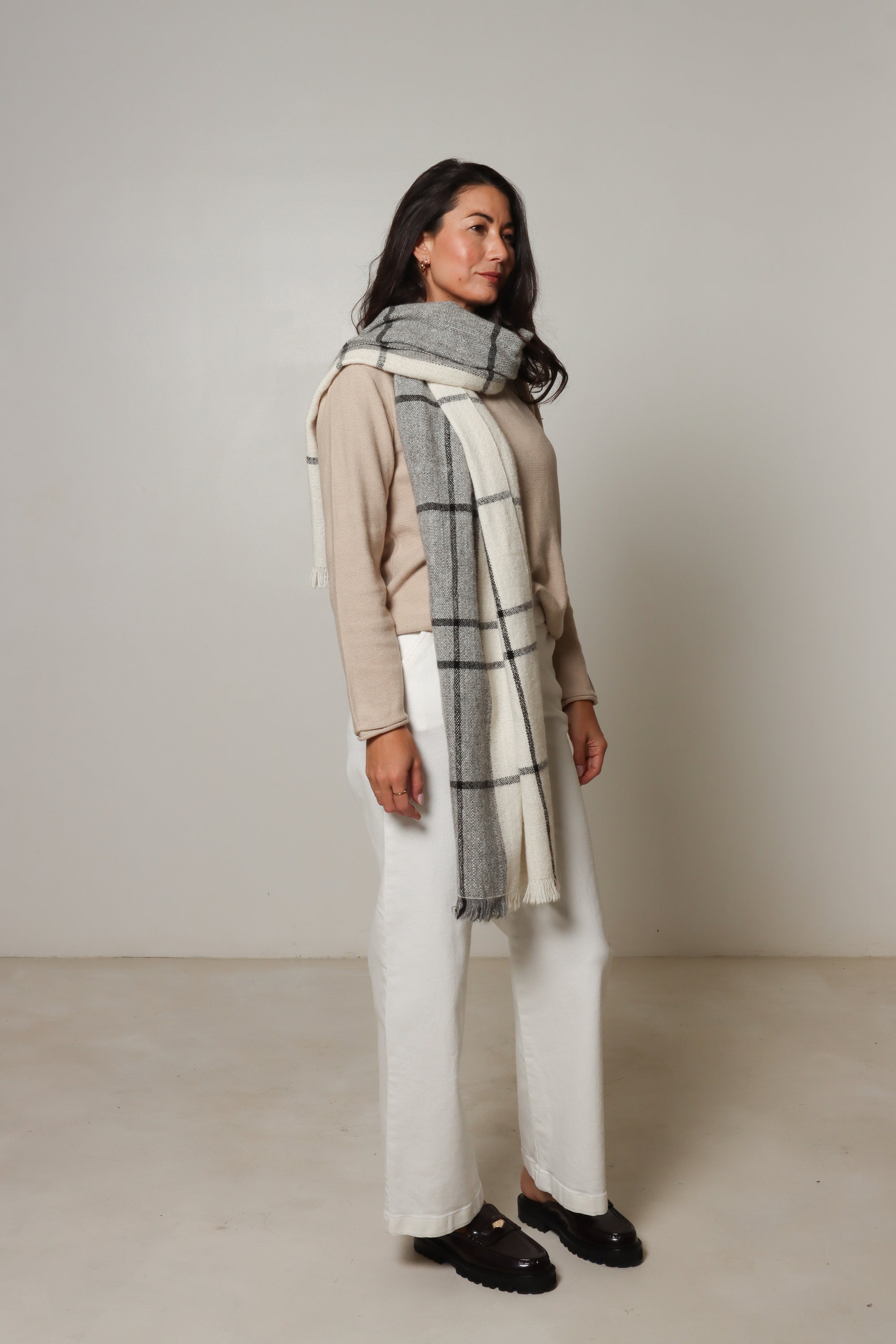 sustainable winter scarf