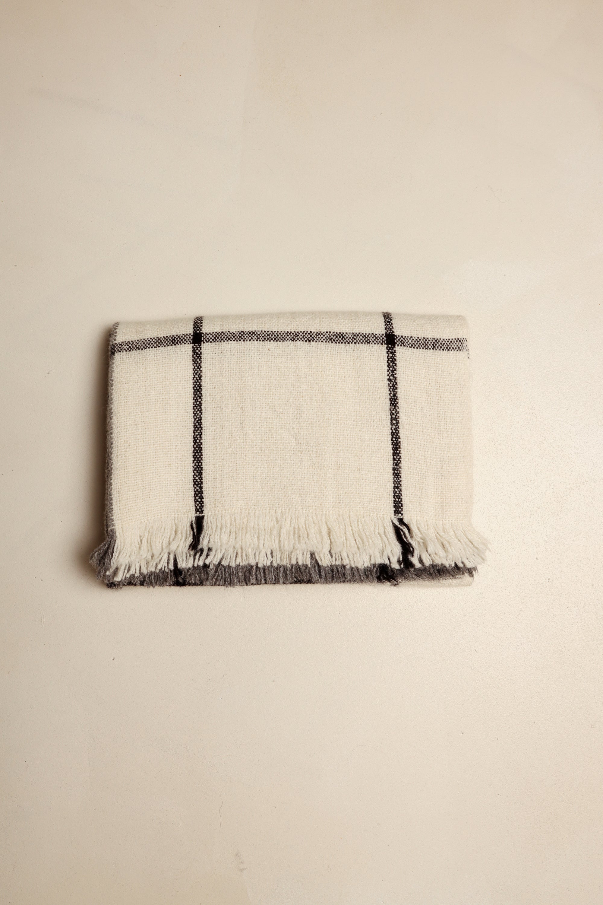 undyed sustainable winter scarf