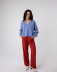 v neck natural fibre jumpers for winter