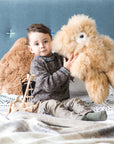 big natural fibre teddy bear for kids