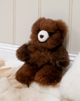 alpaca fleece teddy bear brown