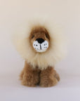 alpaca fur lion plush toy