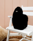 alpaca plush toy black