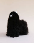 black medium alpaca fleece toys