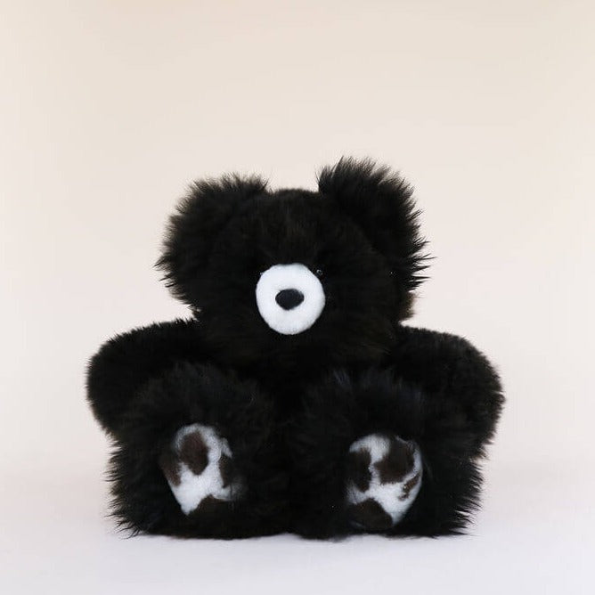 black teddy bear luxury alpaca fibre australia#colour_black