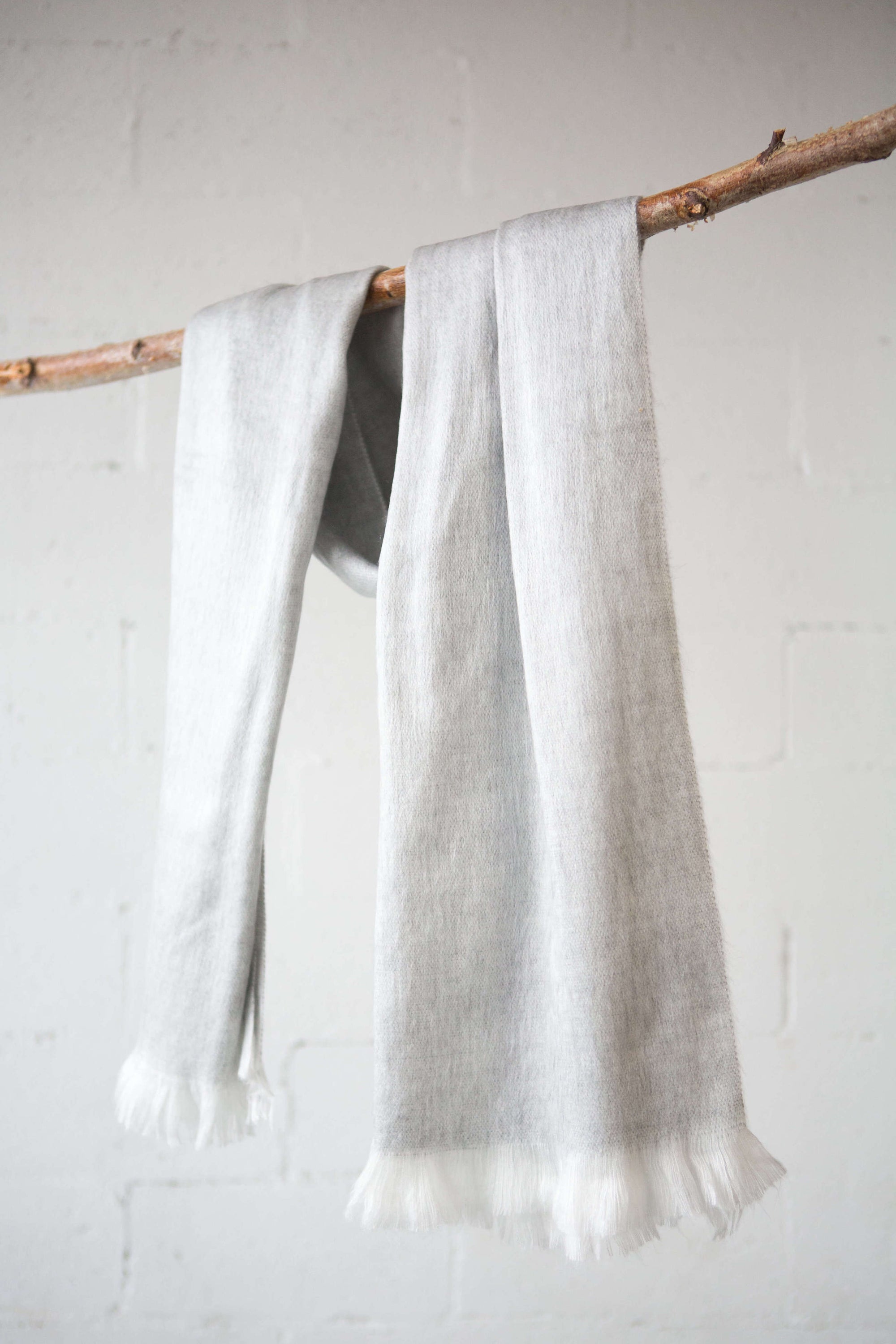 buy silver alpaca scarf online