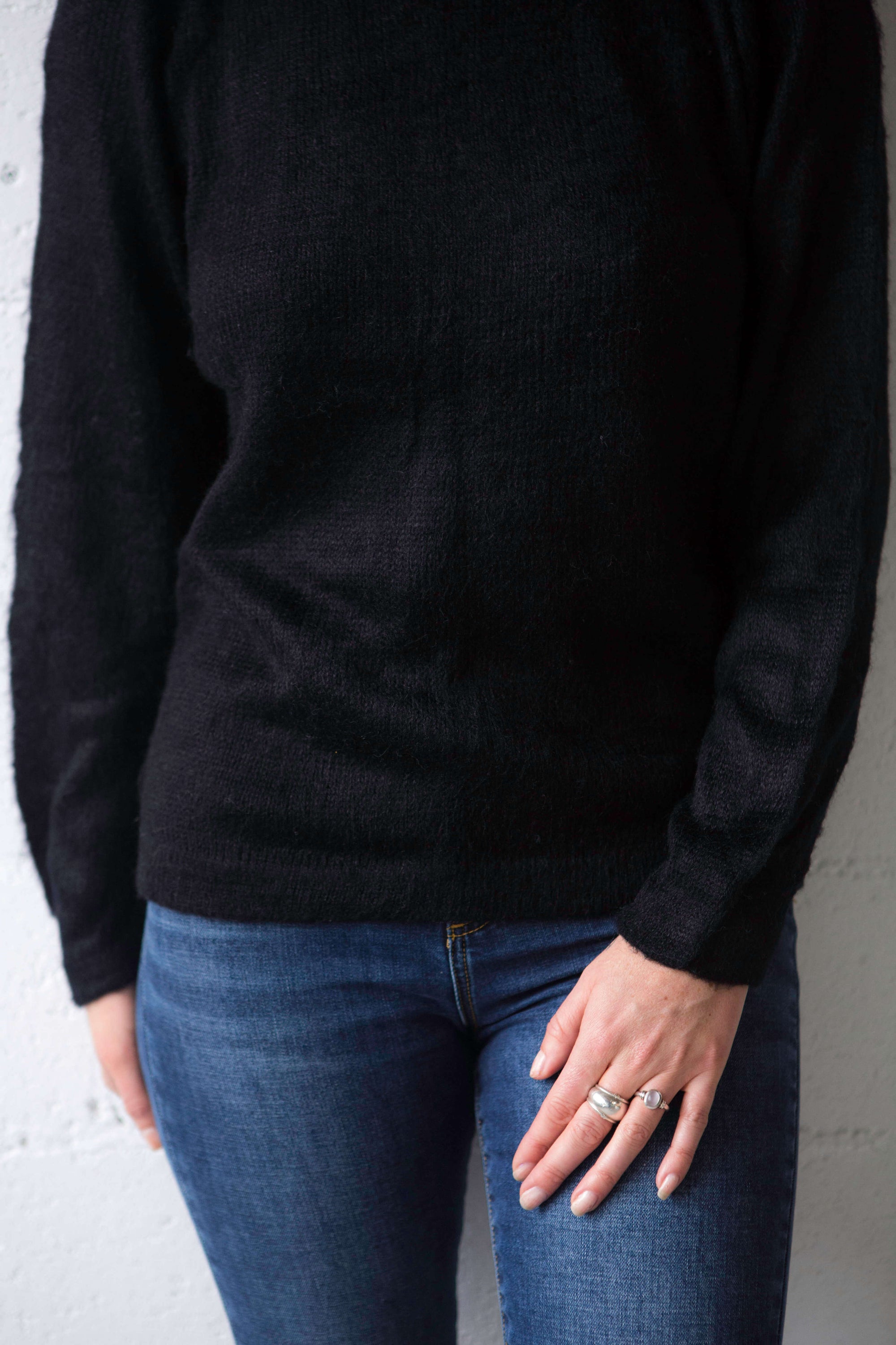 buy womens black alpaca clothing