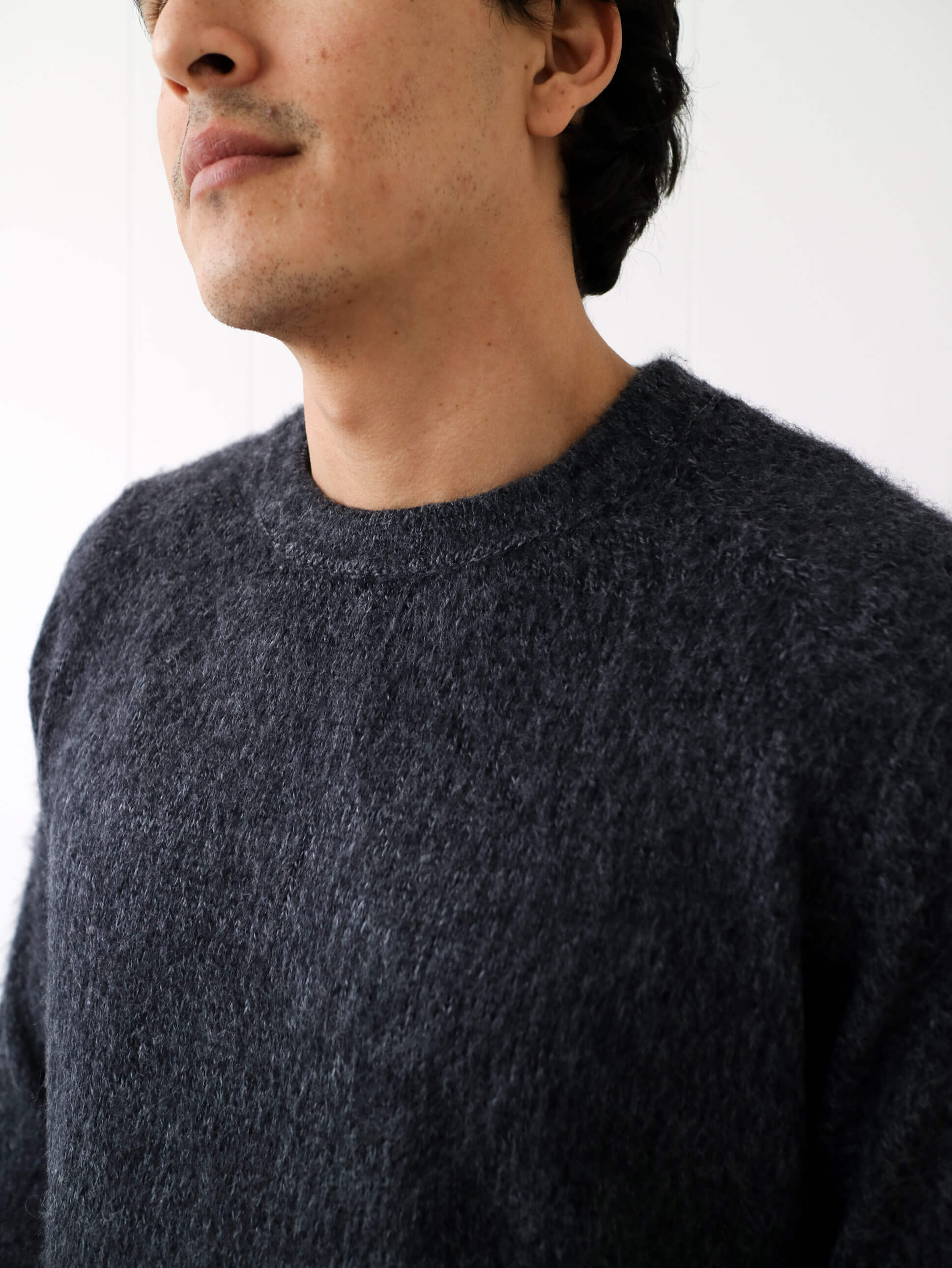charcoal pull over jumpers for men