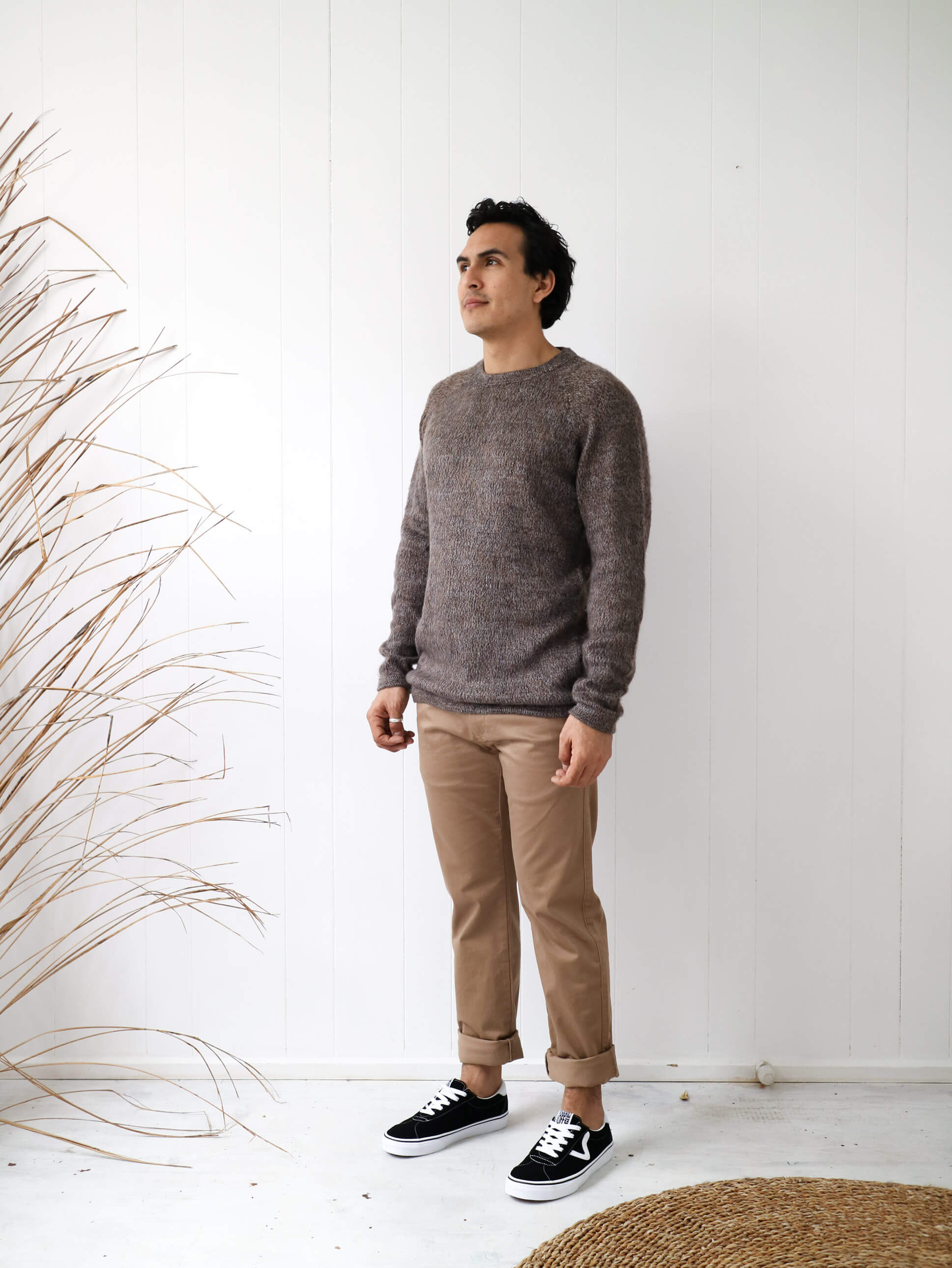ethically made jumpers for men melbourne#colour_brown-marle