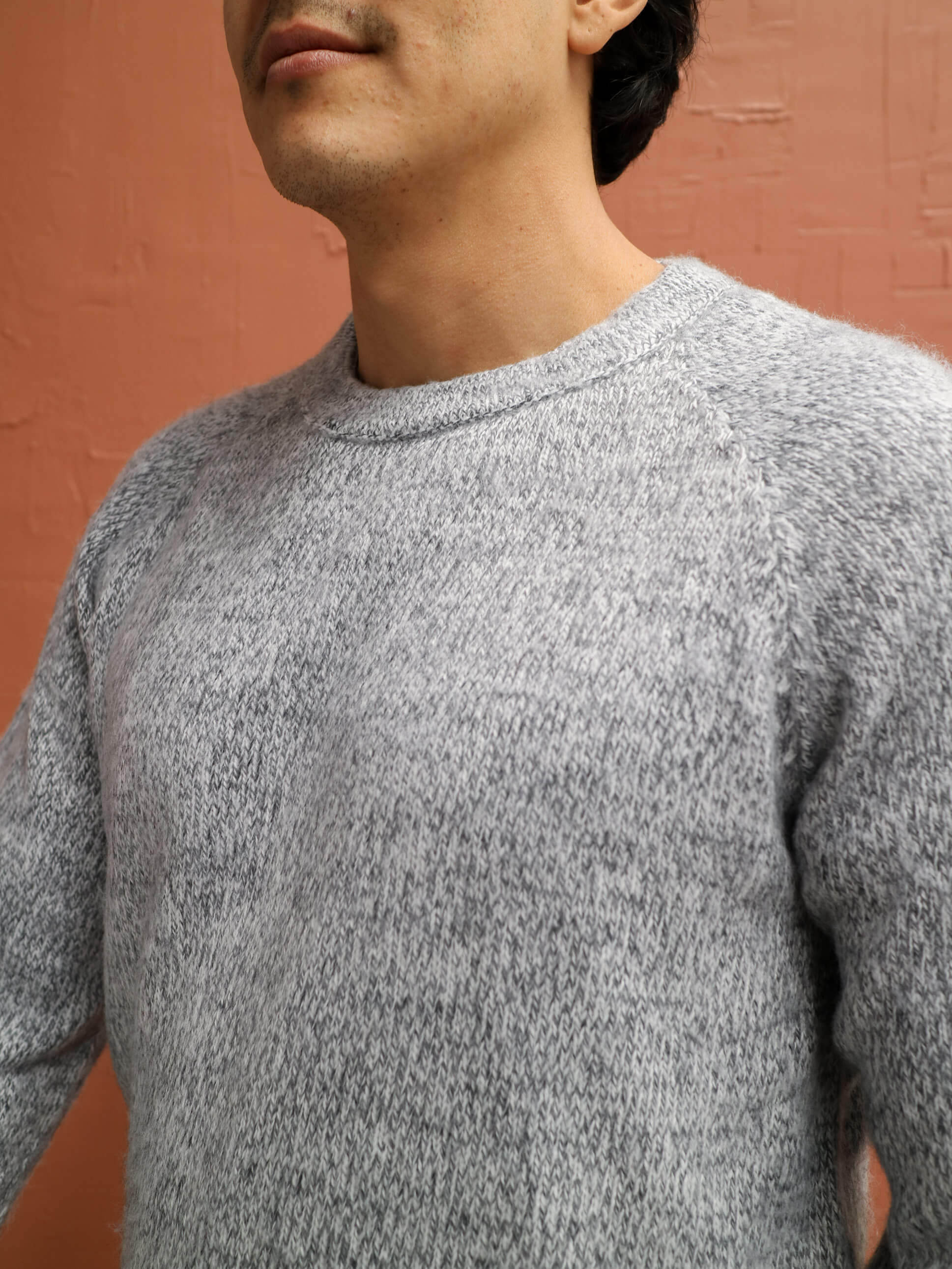 grey alpaca sweaters for men