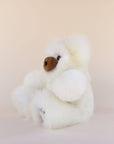 large teddy bear white alpaca fleece