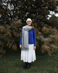 light grey large alpaca scarf australia